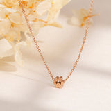 Cute Dog Paw Stainless Steel Necklace Earrings – Jewelry Gift Ideas — 3