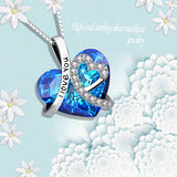 Ocean Heart Peach Heart Clavicle Necklace – Jewelry Gift Ideas — 2
