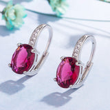 Oval Goose Egg Zircon Women's Ear Clip – Gifts for Her — 6