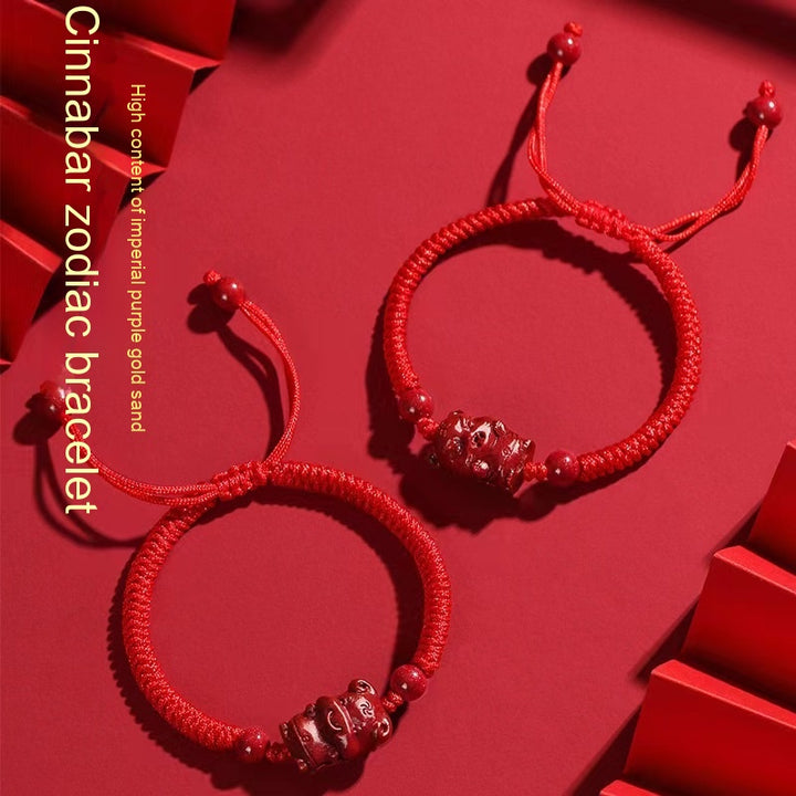 Fidelity Cinnabar Zodiac Red Rope Bracelet – Jewelry Gift Ideas — 1