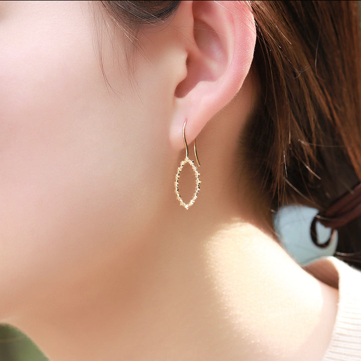 Women's All Match Gold Plated Sterling Silver Earrings – Gifts for Her — 1