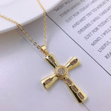 Niche Personality Hip Hop Mens Cross Necklace – Jewelry Gift Ideas — 3