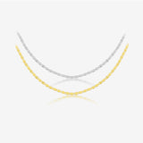 S925 Honeysuckle Style Popular Flat Mesh Chain – Jewelry Gift Ideas — 1