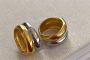 Graceful And Fashionable Classic Contrast Color Ring – Birthday Gifts — 6