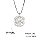 Fashion Real Gold Plating Cut Hollow Ring Merkaba – Jewelry Gift Ideas — 15