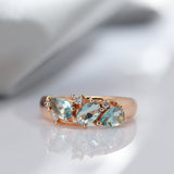 Fashionable Rose Gold Zircon Women's Ring – Gifts for Her — 3