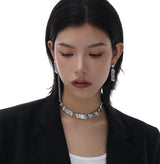 Plate Nail Necklace Unisex Style Clavicle Chain – Jewelry Gift Ideas — 4