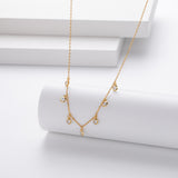 Simple Zircon Inlaid Temperament Necklace – Jewelry Gift Ideas — 1