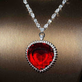 Women's Oversized Heart-shaped Clavicle Necklace – Jewelry Gift Ideas — 1