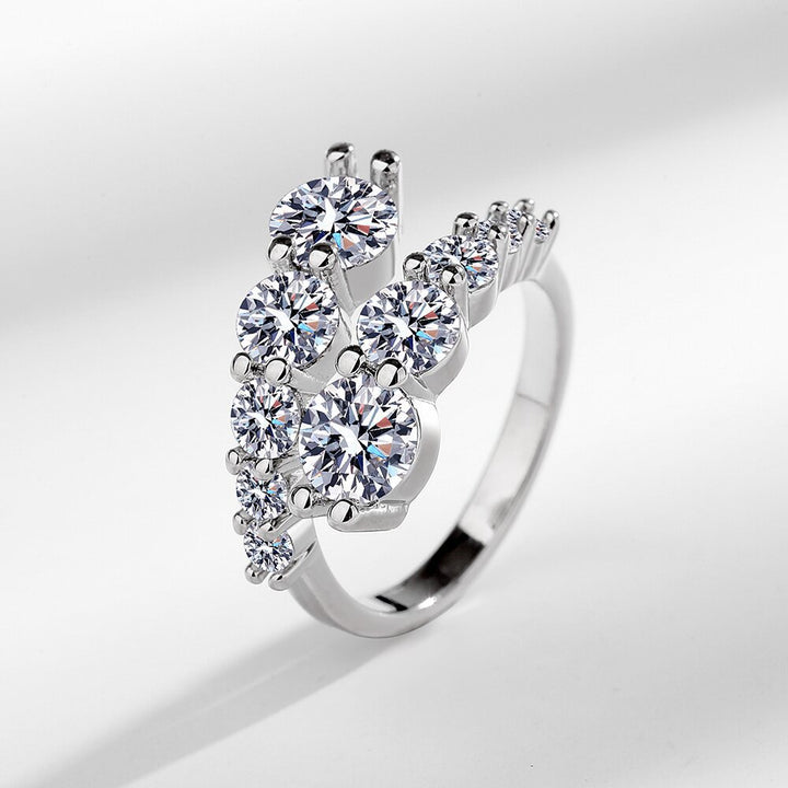 Design Sense Micro-inlaid Zircon Ring Women – Gifts for Her — 1
