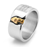 Stainless Steel Punk Prayer Skull Ring – Gift Ideas — 4