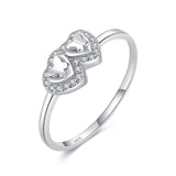 S925 Silver Ring Female Japanese Heart-shaped – Gifts for Her — 5