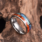 Titanium Steel Ring Velvet Black Sandalwood – Special Occasion Gifts — 1