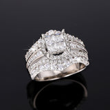 Square Stitching Crown Ring For Women – Gifts for Her — 4