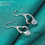 Silver Jewelry Loving Heart Zircon Female – Jewelry Gift Ideas — 4