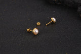 Simple Small Pearl Earrings Temperament Female – Gifts for Her — 2