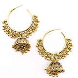 Womens Gold-Plated Vintage Chandelier Bell Earrings – Small Gift Ideas — 2