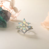 Natural Opal 925 Silver Ring Temperament – Holiday Gift Ideas — 5