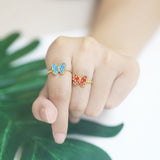 Oil Butterfly Ring Fashion Ins Style Index Finger Ring – Stylish Gifts — 1