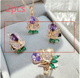 Rose Gold Jewelry Suit Color Retaining Ring – Jewelry Gift Ideas — 11