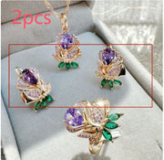 Rose Gold Jewelry Suit Color Retaining Ring – Jewelry Gift Ideas — 11