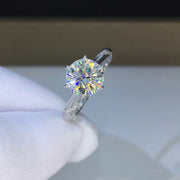 Moissanite White D Color High Clarity Ring – Stylish Gifts — 6