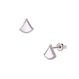 Simple Personality Small Skirt White Shell Earrings – Gifts for Her — 3