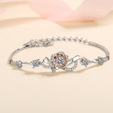 A Rose Bracelet Female S925 Silver Bracelet – Jewelry Gift Ideas — 3