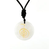 Natural Crystal Agate Stone Carving Spiral Aura – Jewelry Gift Ideas — 3