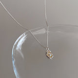 Irregular Zircon Pearl Metal Pendant For Women – Jewelry Gift Ideas — 4