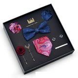 Eight Piece Tie Square Bow Tie Brooch – Jewelry Gift Ideas — 14