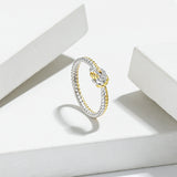 Braid Buckle Ring Female Simple – Gifts for Her — 2
