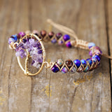 Amethyst Hand Weaving Bracelet Couple Ornament – Jewelry Gift Ideas — 7