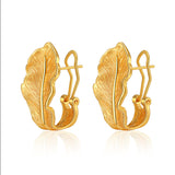 Leaves Brushed Retro Ear Clip – Useful Gifts — 12