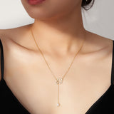 Cross Pearl Necklace Versatile High-grade Autumn – Jewelry Gift Ideas — 1