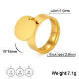 6MM Wide Hanging Wafer Fashion Simple Titanium Steel – Stylish Gifts — 7