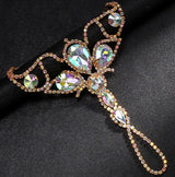 AB Colorful Crystals Mitten-type Bracelet Fashion – Stylish Gifts — 1