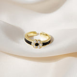 Retro Hong Kong Style Pearl Flower Ring – Stylish Gifts — 8