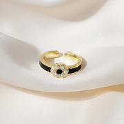 Retro Hong Kong Style Pearl Flower Ring – Stylish Gifts — 8