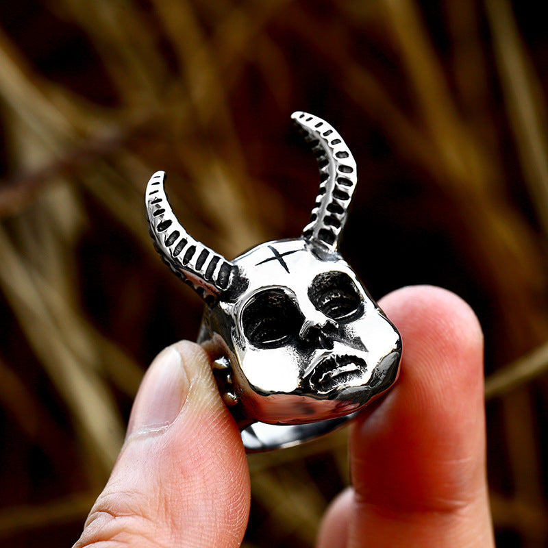Stainless Steel Animal Skull Ring – Unique Gift Ideas — 1