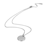 Women's Smooth Round Pendant Necklace – Jewelry Gift Ideas — 5