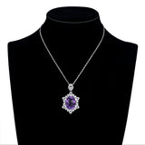 Geometric Denier Amethyst Pendant Sterling Silver – Jewelry Gift Ideas — 4
