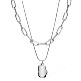 Diamond Tassel Coin Chain Four Tier Necklace – Jewelry Gift Ideas — 4
