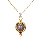 Vintage Hercules Ancient Coin Pendant Necklace – Jewelry Gift Ideas — 5