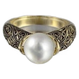 Inlaid Imported Artificial ABS Pearl Ring – Holiday Gift Ideas — 5
