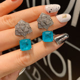 Paraiba Ring Necklace Stud Earrings Jewelry Set – Jewelry Gift Ideas — 5
