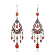 Chinese Style Vintage Drop Earrings With Diamonds – Stylish Gifts — 13