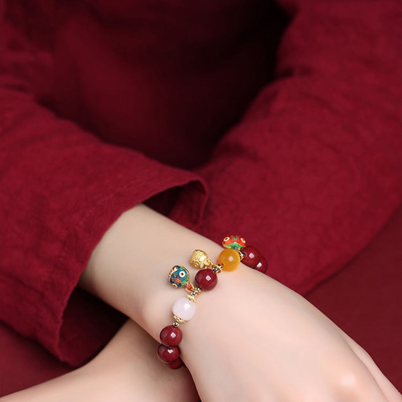 Men's And Women's Cinnabar Bracelet – Jewelry Gift Ideas — 1