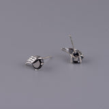S925 Silver Retro Unisex Fashion Angel Wings Stud – Stylish Gifts — 8
