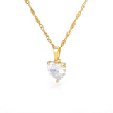Stainless Steel Chain Large Zircon Pendant – Jewelry Gift Ideas — 4